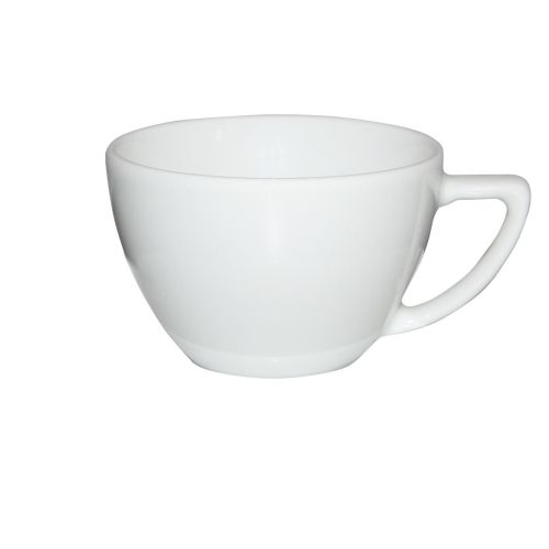 Witte Cappuccinokop Classic met opdruk